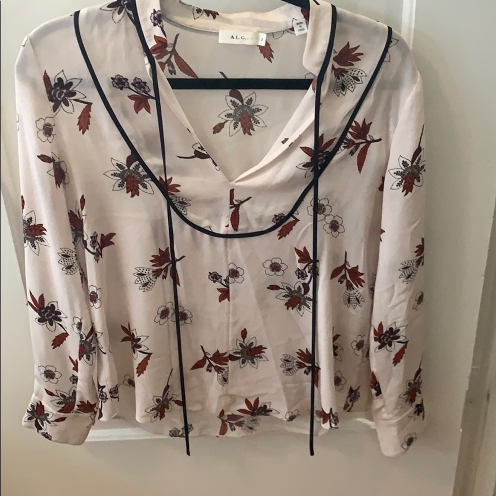 A.L.C. floral blouse
